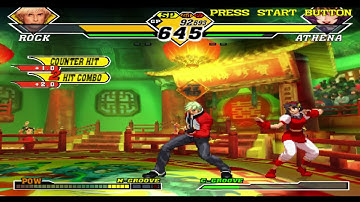 Capcom vs. SNK 2 (PS2) - Rock Howard vs. Athena Asamiya