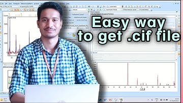 How to get a cif file in 2 minutes ? A Easy and Convenient way ! Kiran Thakur