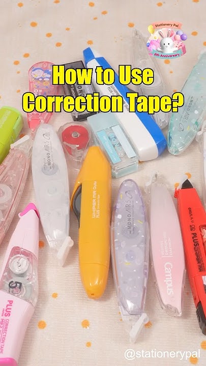 How To Use Correction Tape shorts YouTube how-to-use-correction-tape-shorts-youtube