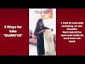 Classy Dupatta with Classy Way of Carrying