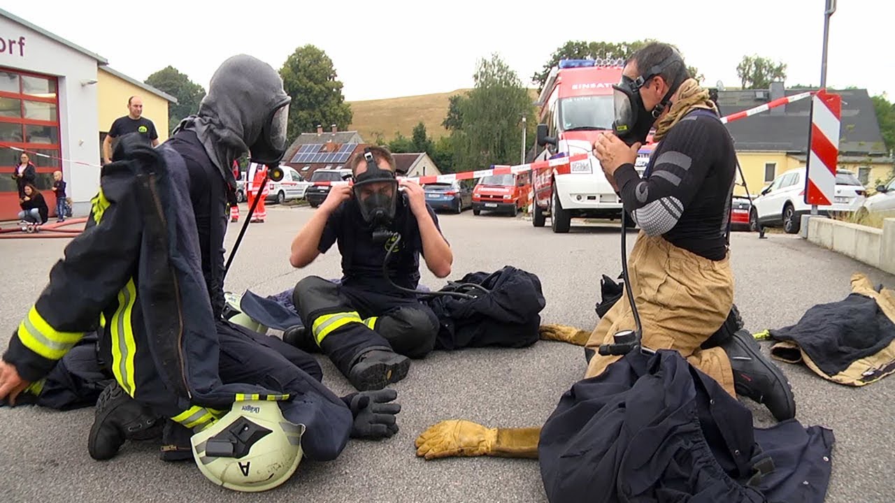 Brandcontainer bringt Mülsener Kameraden an ihre Grenzen