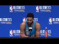 Jayson Tatum 2025 NBA All-Star Postgame Media Availability