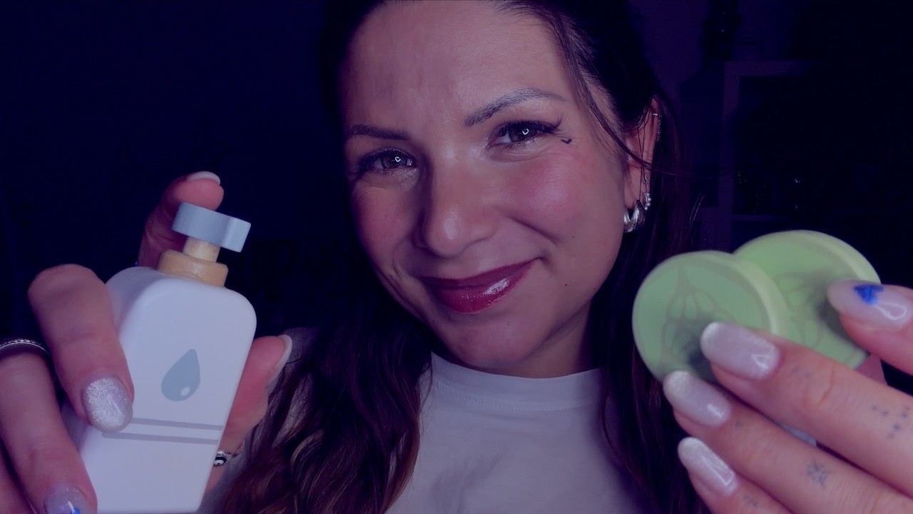 ASMR Beauty Spa während du im Bett liegst (Makeup, Skincare, Personal Attention)