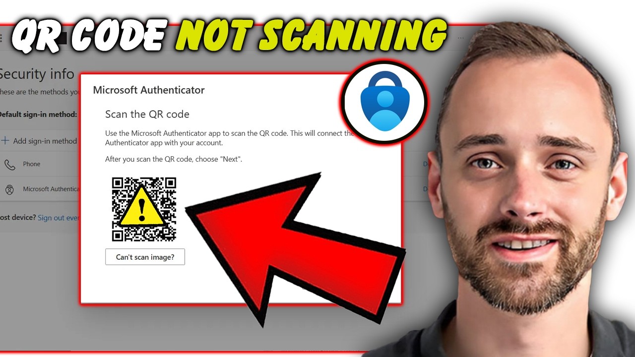 Can’t Scan QR Code? Fix Microsoft Authenticator Not Scanning - YouTube
