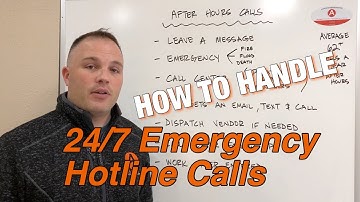 Emergency After Hours Calls - Property Management Services