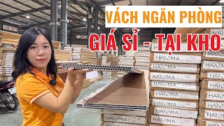 Vách ngăn phòng khách, phòng ngủ thay thế tường gạch không cần khung xương | Lê Hạ Haroma