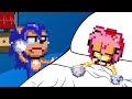 The Best Sonic Hedgehog Life In Minecraft (Amy Come Back Haven) - Game animation | Pacman Parody