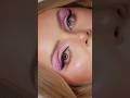 Easy Barbie eye makeup 💓 #barbie #barbiemakeup