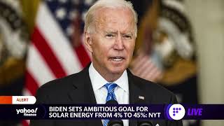 President Biden announces plans to increase solar energy in the US from 4% to 45%: Report