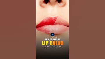 How to change lips color in photoshop #photoshop #photoshoptutorial #adobephotoshop