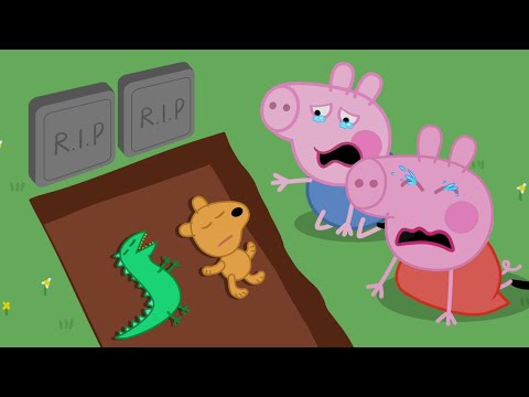 Teddy & Dinosaur Sad story!!! Please don't cry Baby Peppa | Peppa Pig Funny Animation