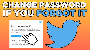How To Change Your Twitter Password If You Forgot It (2025)