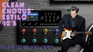 : Clean Chorus - Valeton GP 200 Estilo 80's // Kiko Cibrian