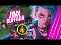 IMPOSSIVEL PERDER COM A NOVA JINX NO WILD RIFT - JINX ADC MAIS FORTE DO WILD RIFT