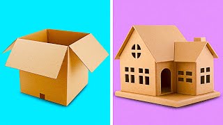 25 INCREDIBLE CARDBOARD CRAFTS TO MAKE AT HOME || Recycling Projects by 5-Minute Decor! screenshot 5
