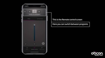 How to use the Remote control in Oticon ON
