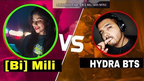 HYDRA BTS  VS [Bi] Mili  // PUBG MOBILE INTENSE FIGHT  // BTS VE MILI KYA MILI LIVE