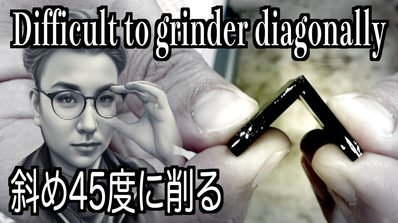 結構必要！ガラスを斜めに削る [ステンドグラス]