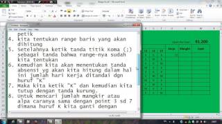 Belajar fungsi countif microsoft exel bagi pemula
