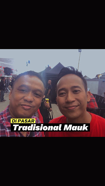 Denny Cagur di Pasar Mauk