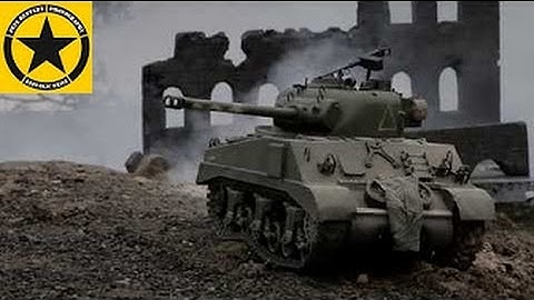 RC ADVENTURE Tanks: Sherman Firefly 1:16 RC - Tank 2,4Ghz Custom build!