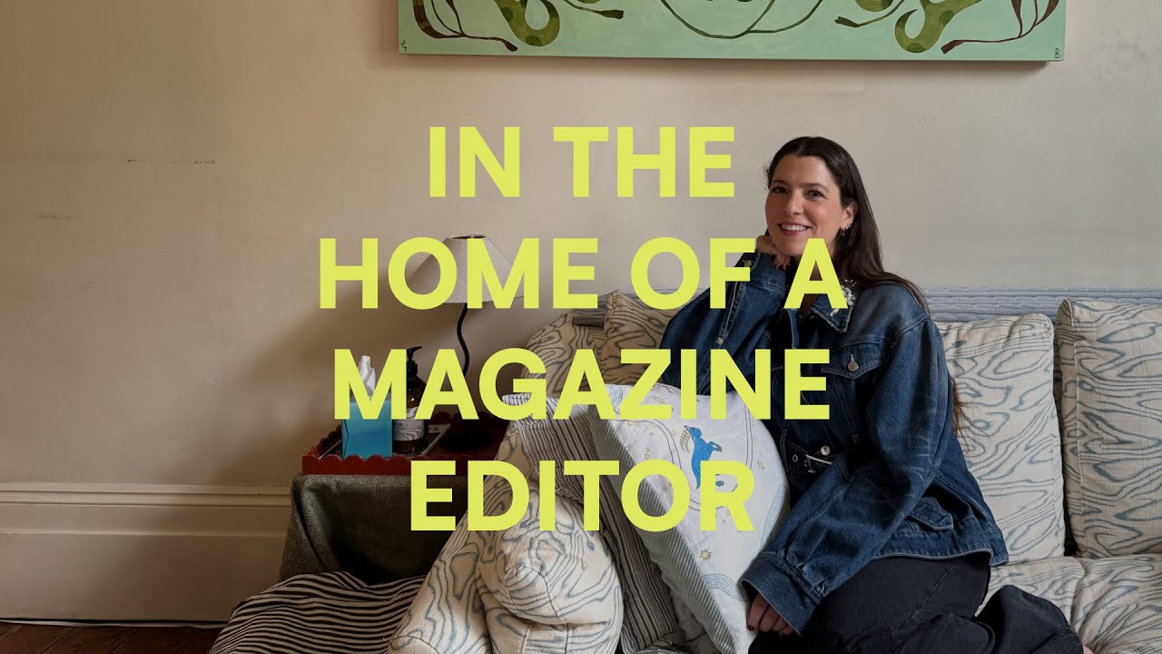 In the Home of a Magazine Editor
