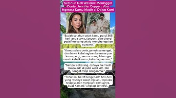 Thumbnail of Jennifer Coppen Mengenang 1 tahun Dali Wassink meninggal #daliwassink #jennifercoppen