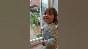 Baby Emilia Shouts At The Rain 