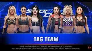Wwe2K19Paige & Mandy Rose & Sonya Deville Vs The Riott Squad