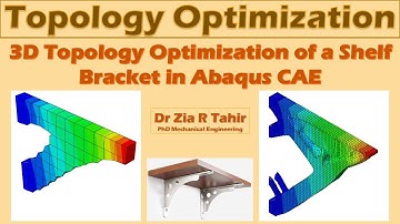 Abaqus Topology Optimisation: 3D Shelf Bracket