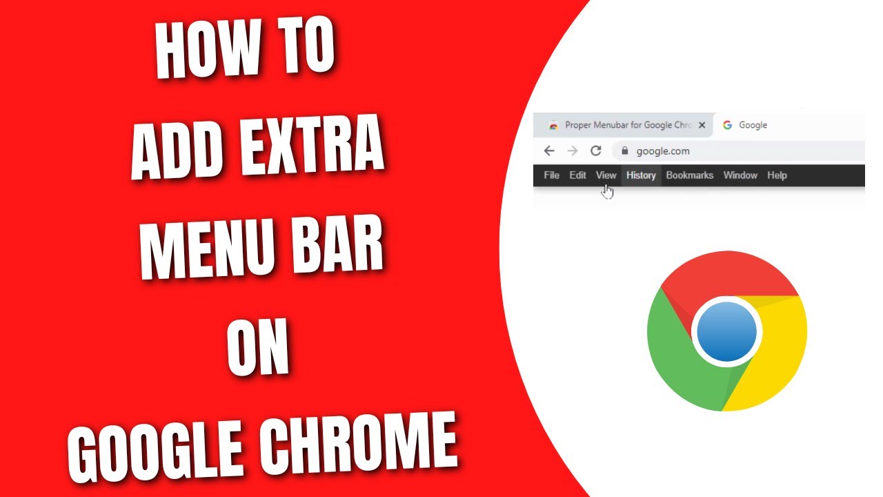 How to Add Extra Menu Bar on Google Chrome Browser