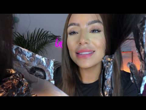 ASMR en español SALON DE BELLEZA | ASMR CEPILLANDO TU CABELLO // ASMR by Samii Herrera