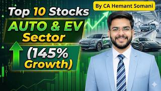 Auto &amp; EV Sector Boom 🚀 Top 10 Stocks of Auto Mobile Sector (2026) | Best Stocks to Track