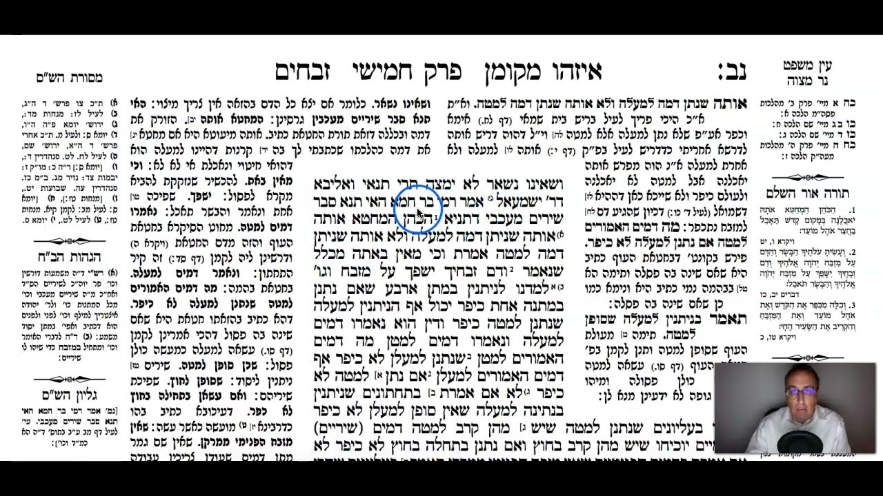 Zevachim Daf 52b Daf Yomi Gemara (Talmud) Meseches Zevachim Mesechet Zevachim Masechet Zevachim 