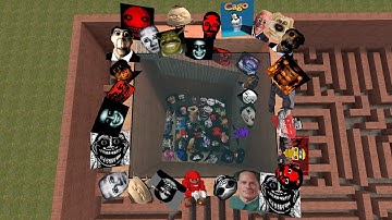 Too Much Nico Nextbots and Nextbots in the Maze | Gmod