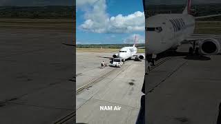 Nam Air B737-500 Heading To East Runway 26 Kupang - Tambolaka Ledekalumbang Airport