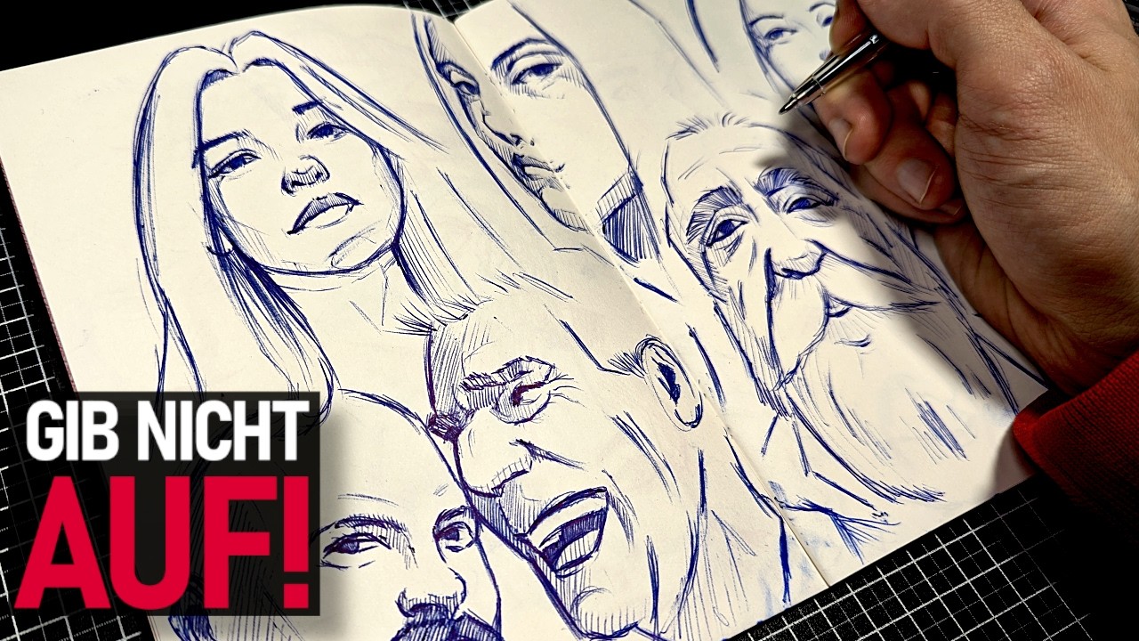Keine Motivation zum Zeichnen?! Dann schau dieses Video!