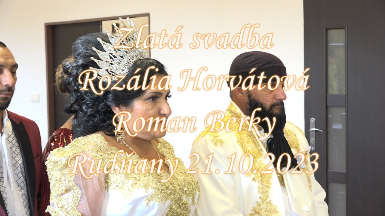 Zlatá svadba,Rozália a Roman Berkyovci,Rudňany 21.10.2023-1