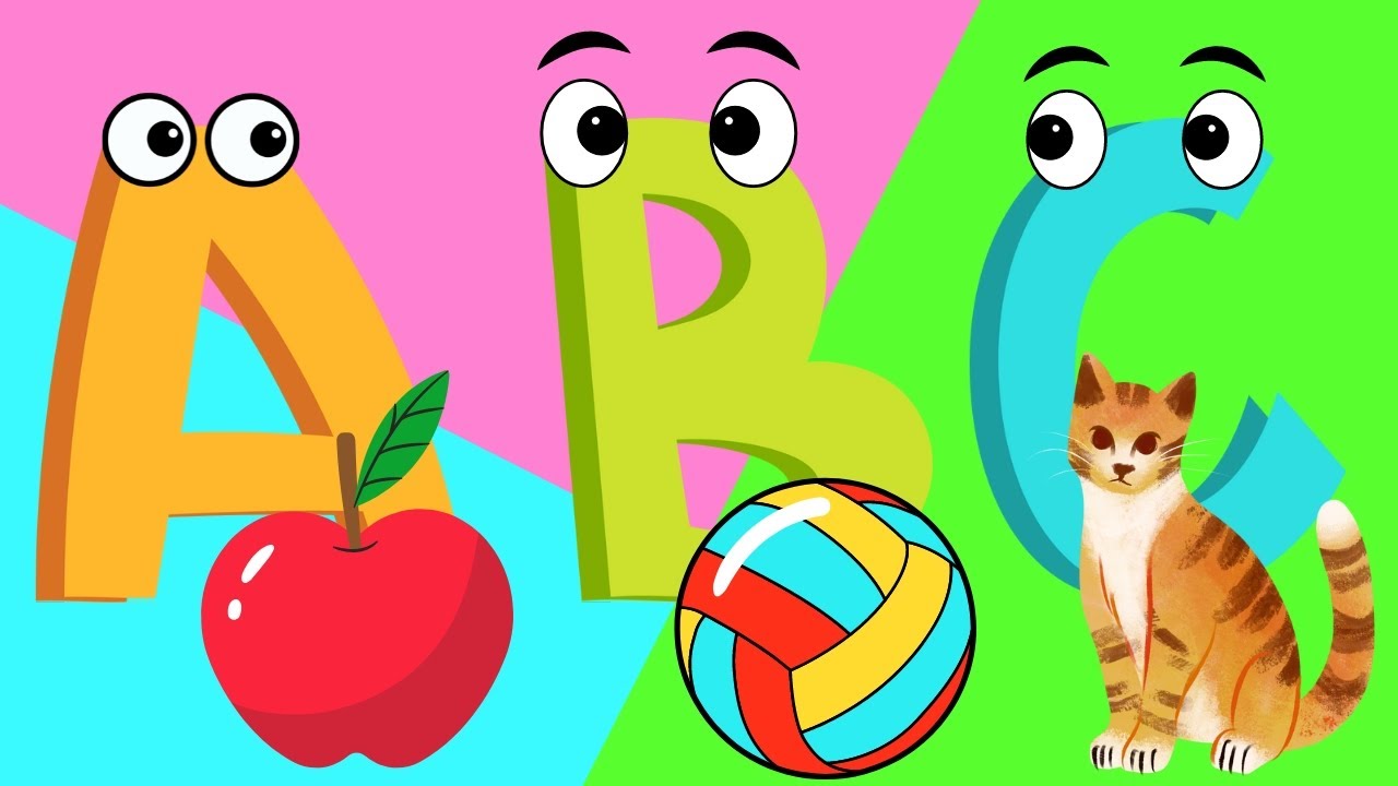 a for apple b for ball c for cat d for dog, Alphabets [Phonics song ...