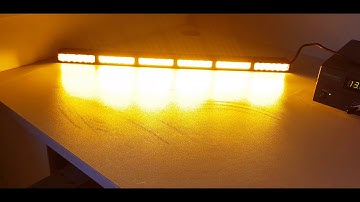 Feniex Fusion 600 Dual Color Amber White Flash Patterns