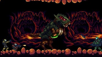 Metroid 2 Return Of Samus [AM2R] Fresh Playthrough Part 7 Ice Beam & First Omega Metroid