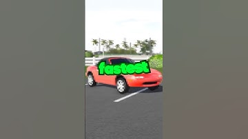 The FASTEST CARS in Southwest Florida Roblox! - #shorts