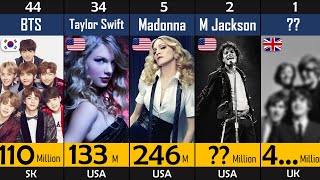 All time best selling Music artists list