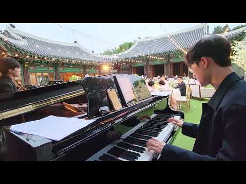 신라호텔 영빈관 웨딩연주 피아노 솔로구간 연주 노이뮤직 결혼식연주