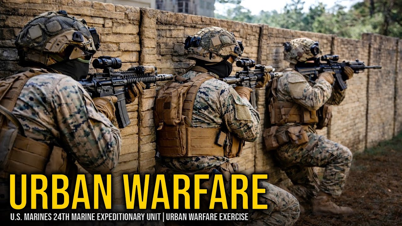 Учения морской пехоты США по отработке действий в ближнем бою | Учения по ведению боевых действий...
