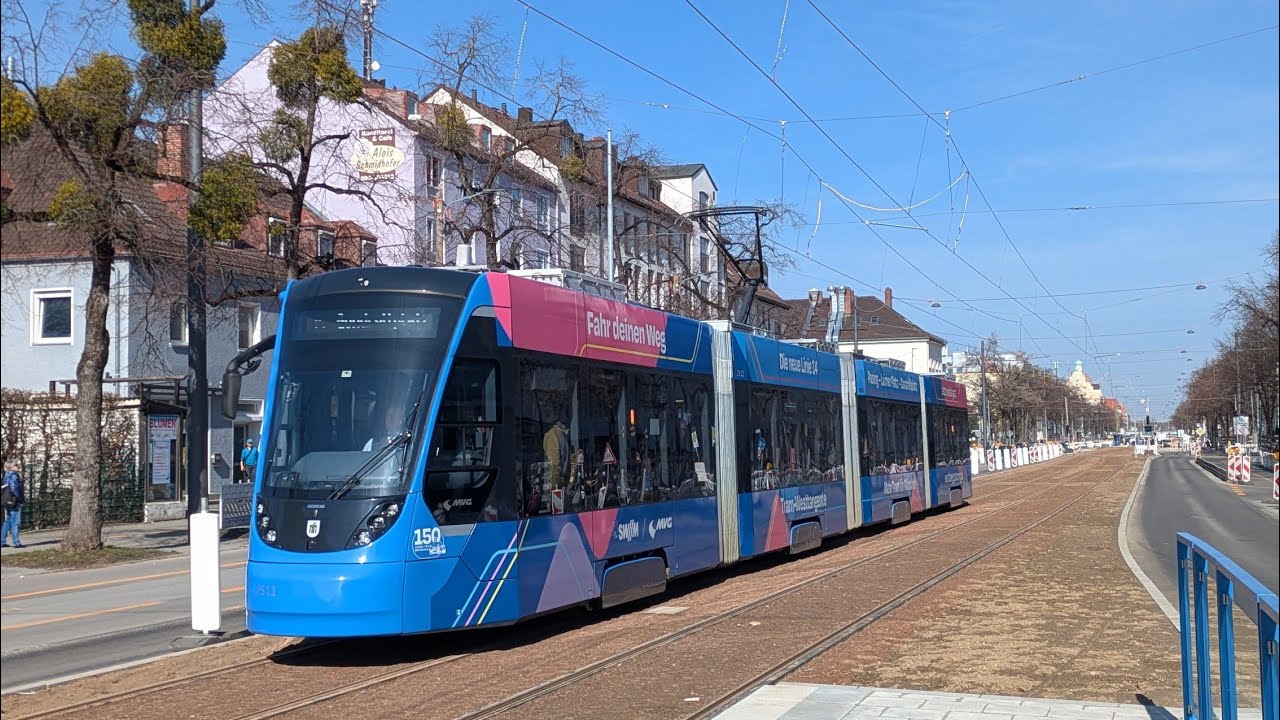 Tram Westtangente Teileröffnung Linie 14