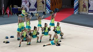 Cheerleaders Gdynia Junior; Pokaz specjalny na Gdynia Rhythmic Stars 2022