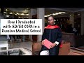 How I Graduated with 5.0/5.0 CGPA in a Russian Medical School