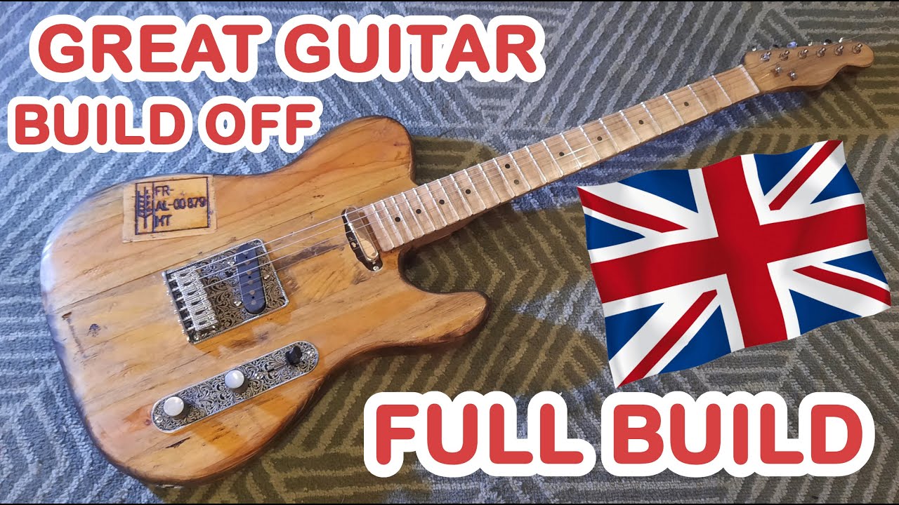Ma guitare pour le Great Guitar Build Off 2020 - LUTHIER DEBUTANT