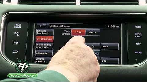 How to Set Clock & Change Date in Land Rover Range Rover Sport